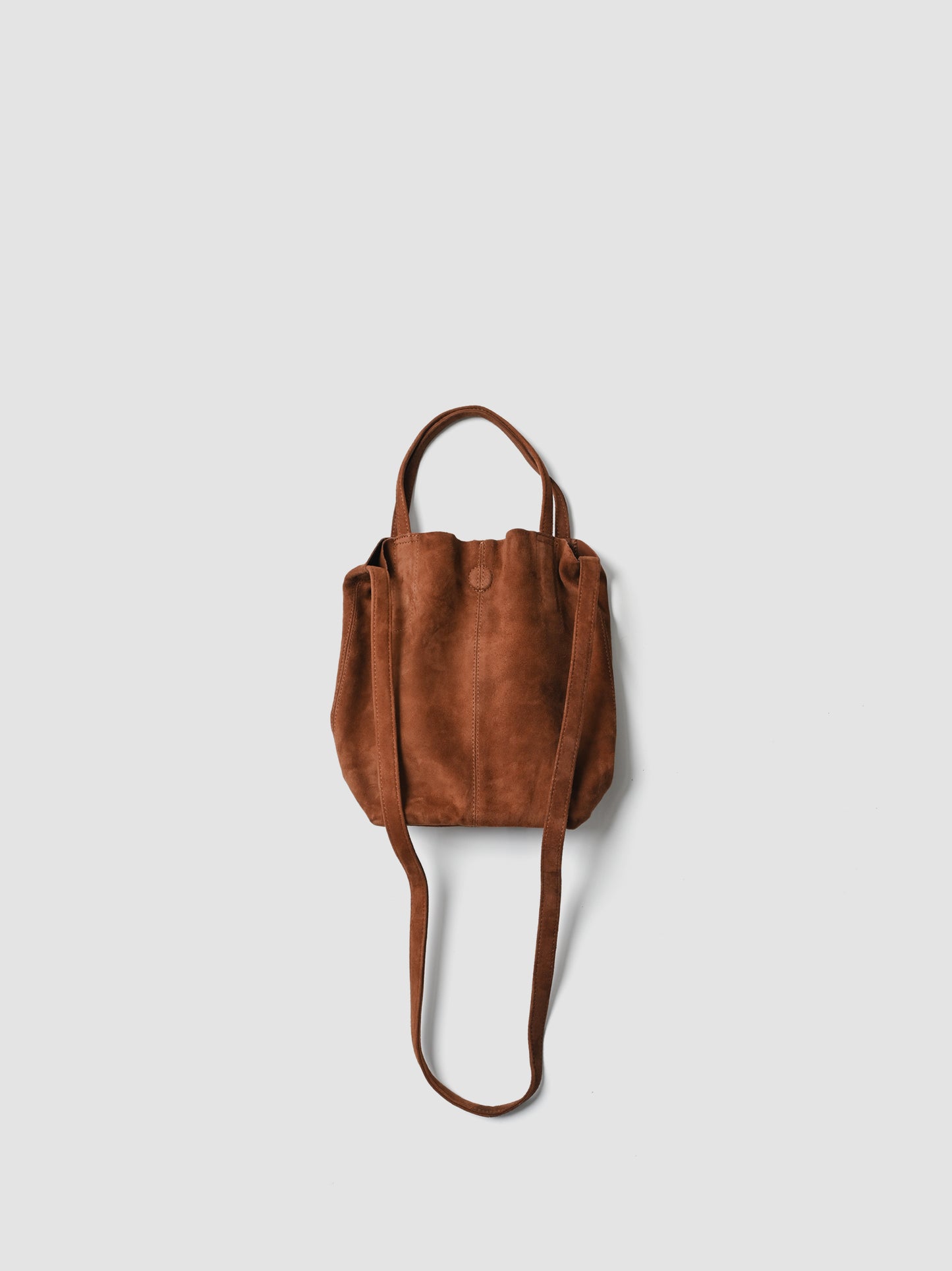 Morphée / 2WAY SMALL TOTE（OIL SUEDE）-BROWN