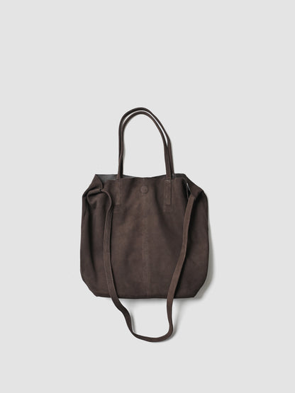 Morphée / 3WAY MIDIUM TOTE（OIL SUEDE）-DARK CHOCO