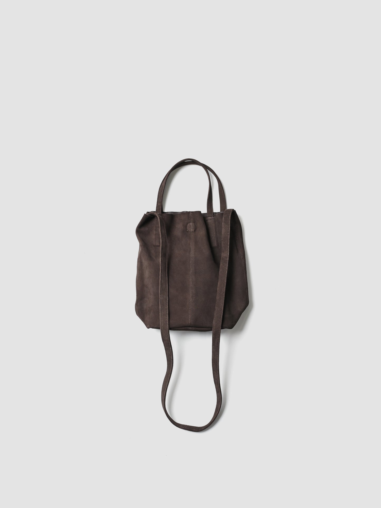 Morphée / 2WAY SMALL TOTE（OIL SUEDE）-DARK CHOCO