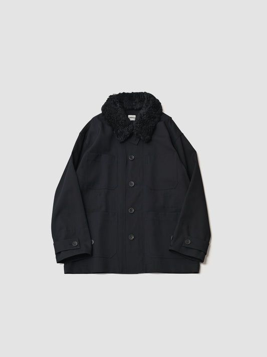 POSTELEGANT / Wool Blouson -NAVY