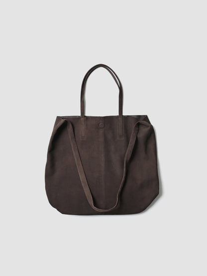 Morphée / 3WAY LARGE TOTE（OIL SUEDE）-DARK CHOCO