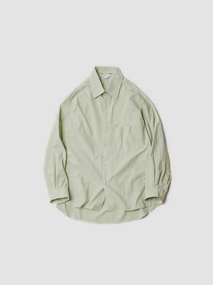 ANCELLM / SHRINK OVER SHIRT -GRAYMINT
