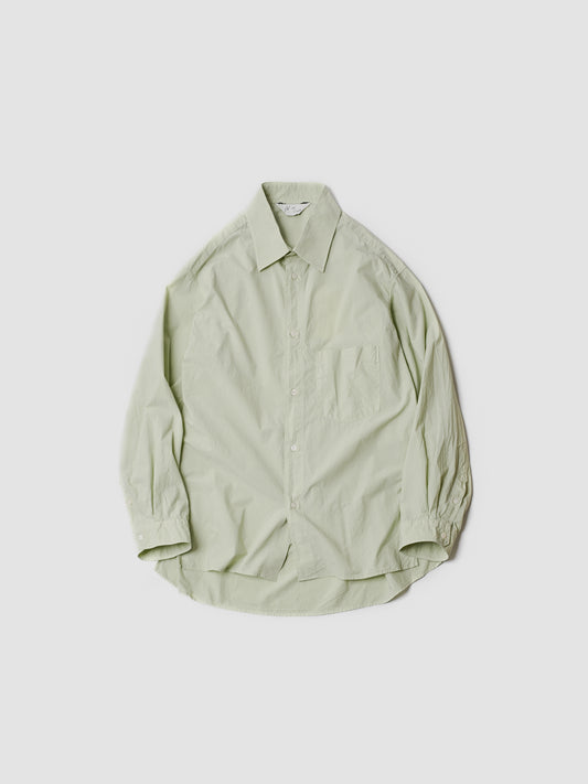 ANCELLM / SHRINK OVER SHIRT -GRAYMINT