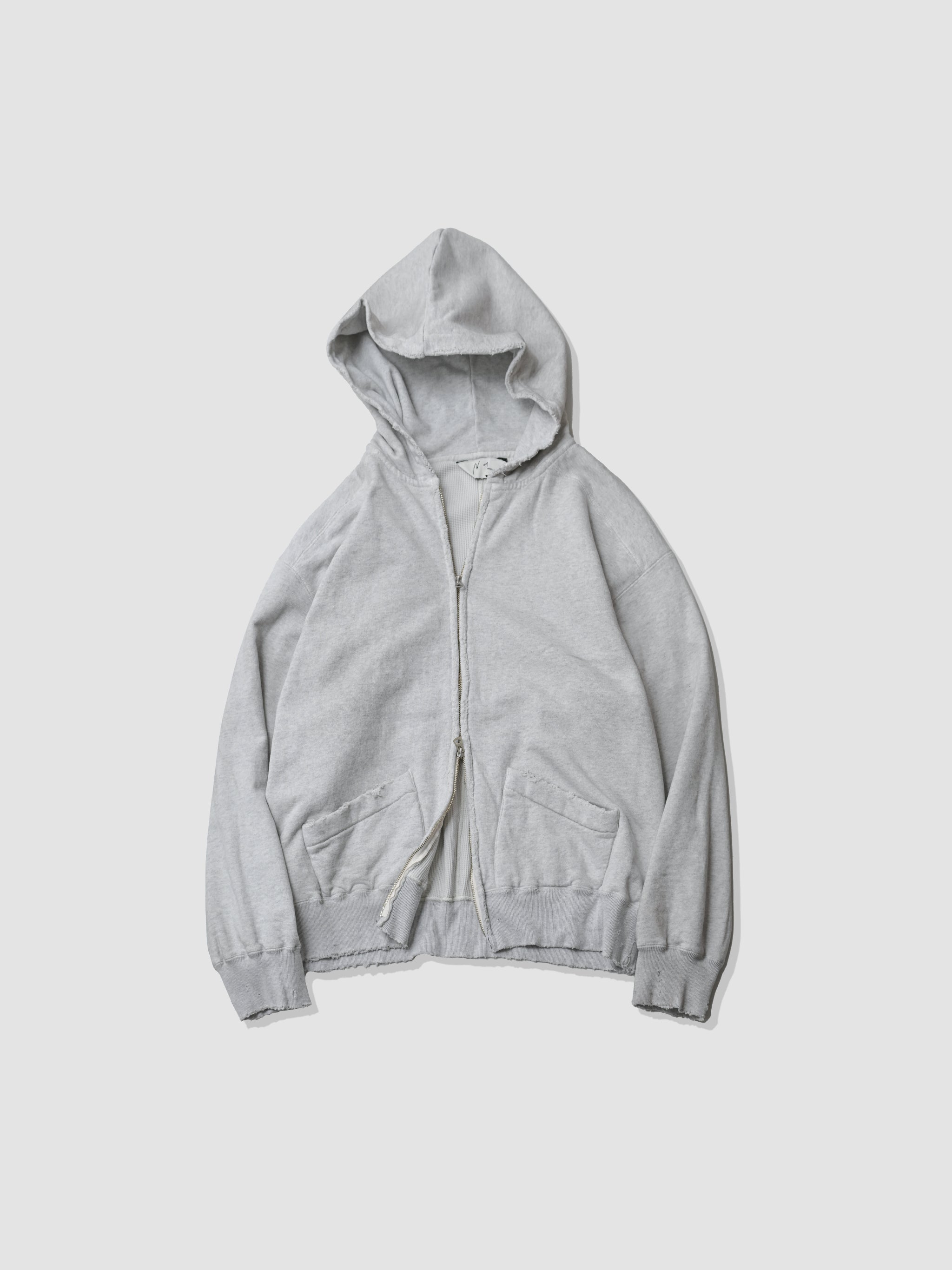25SS 新品 ANCELLM アンセルム ZIPUP HOODIE WHITE ANCELLM - ZIP-UP HOODIE/WHITE | NapsNote