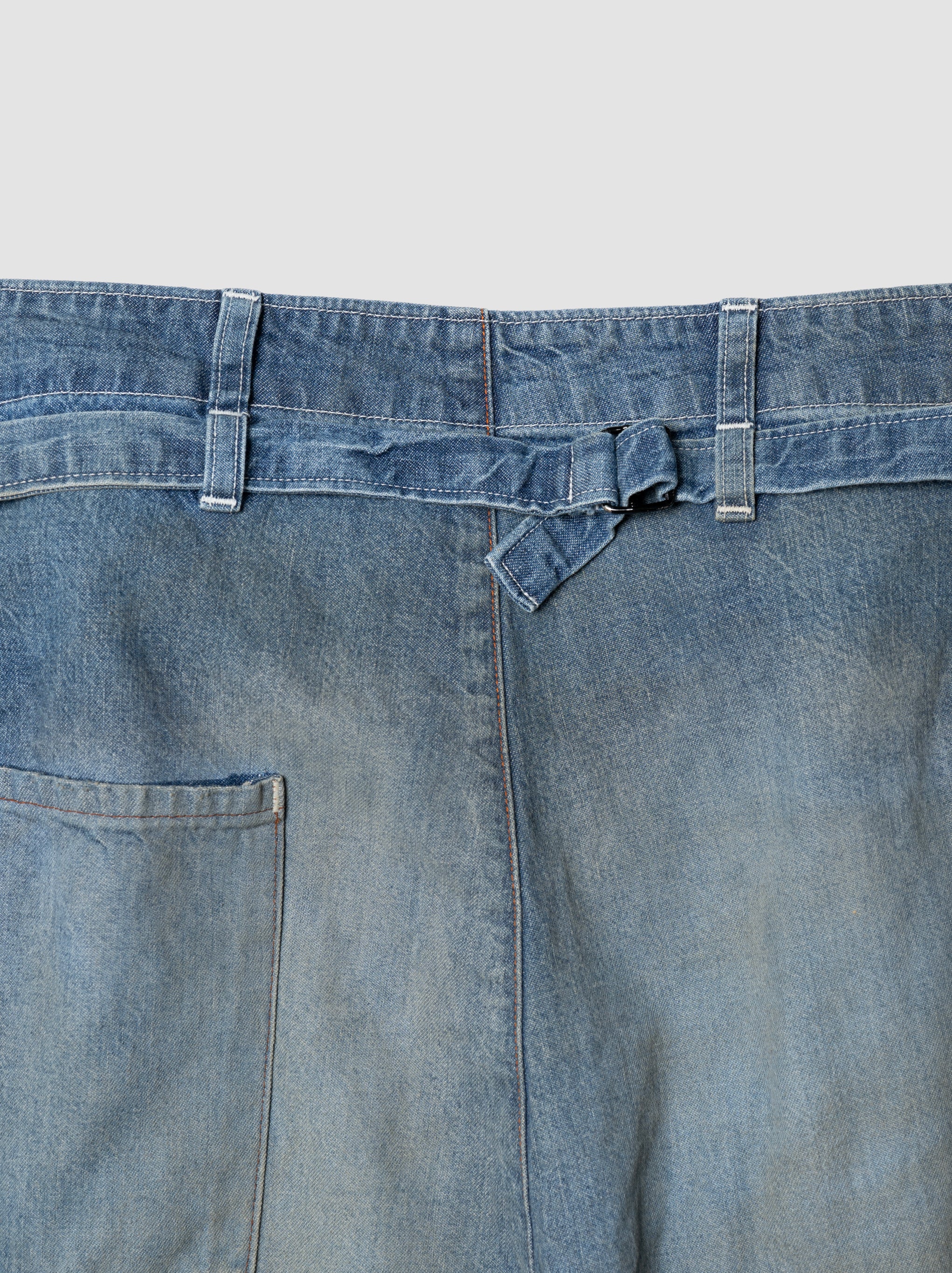 ANCELLM / DENIM PAINTER PANTS -INDIGO