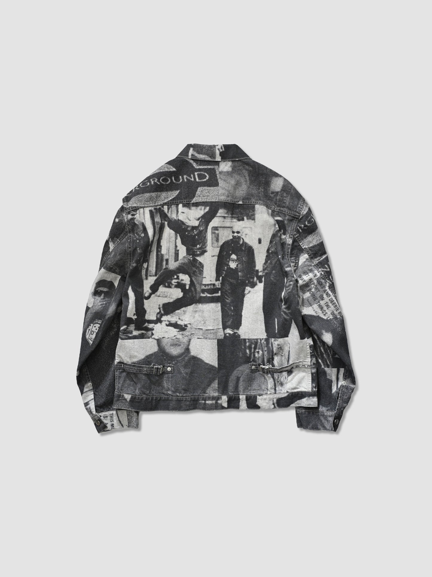 The DUFFER N NEPHEWS / PICTURE PRINT DENIM JACKET