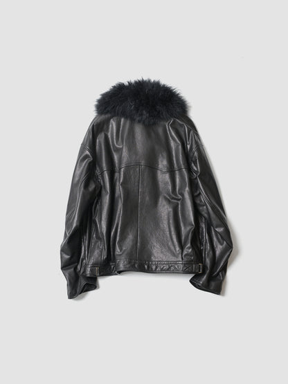 barbell object / f/l jkt -BLACK