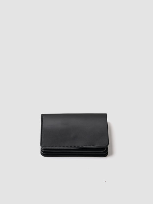 forme / Short wallet Cordovan  -BLACK×BLACK