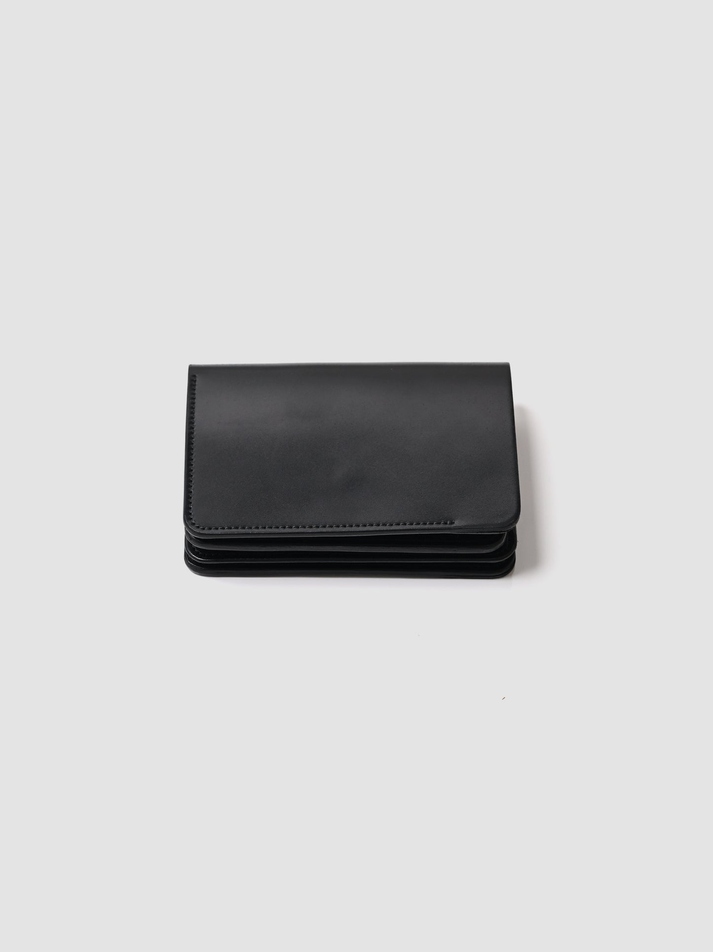 forme / Short wallet Cordovan  -BLACK×BLACK