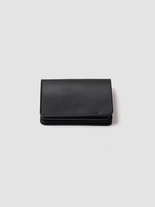 forme / Short wallet Cordovan  -BLACK×BLACK