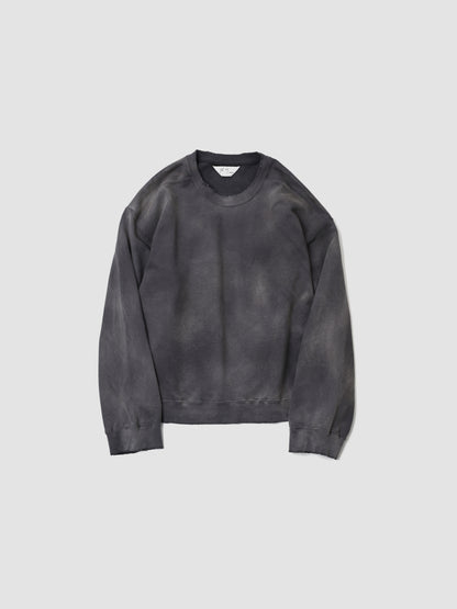 ANCELLM / UNEVENNESS SWEAT SHIRT -D.PLUM