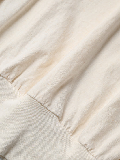 barbell object / bo top (loose) -ECRU