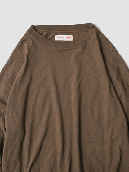 barbell object / bo top (free) -KHAKI