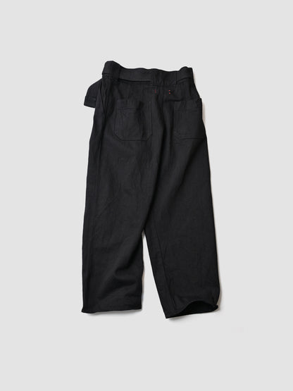 barbell object / belted pt -BLACK