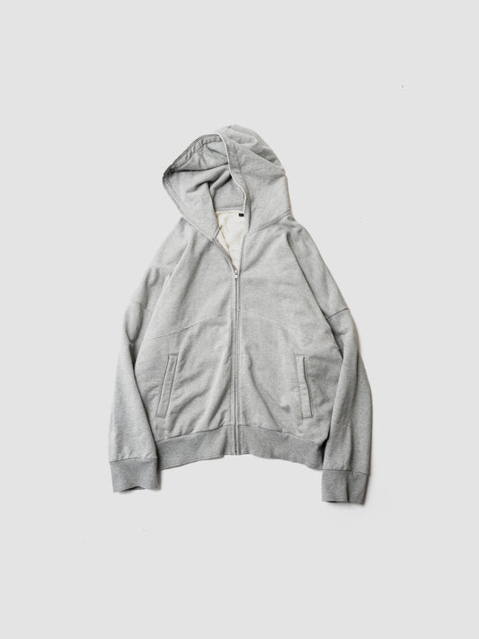 Antwort / CUT OFF ZIP HOODIE -HEATHER GRAY