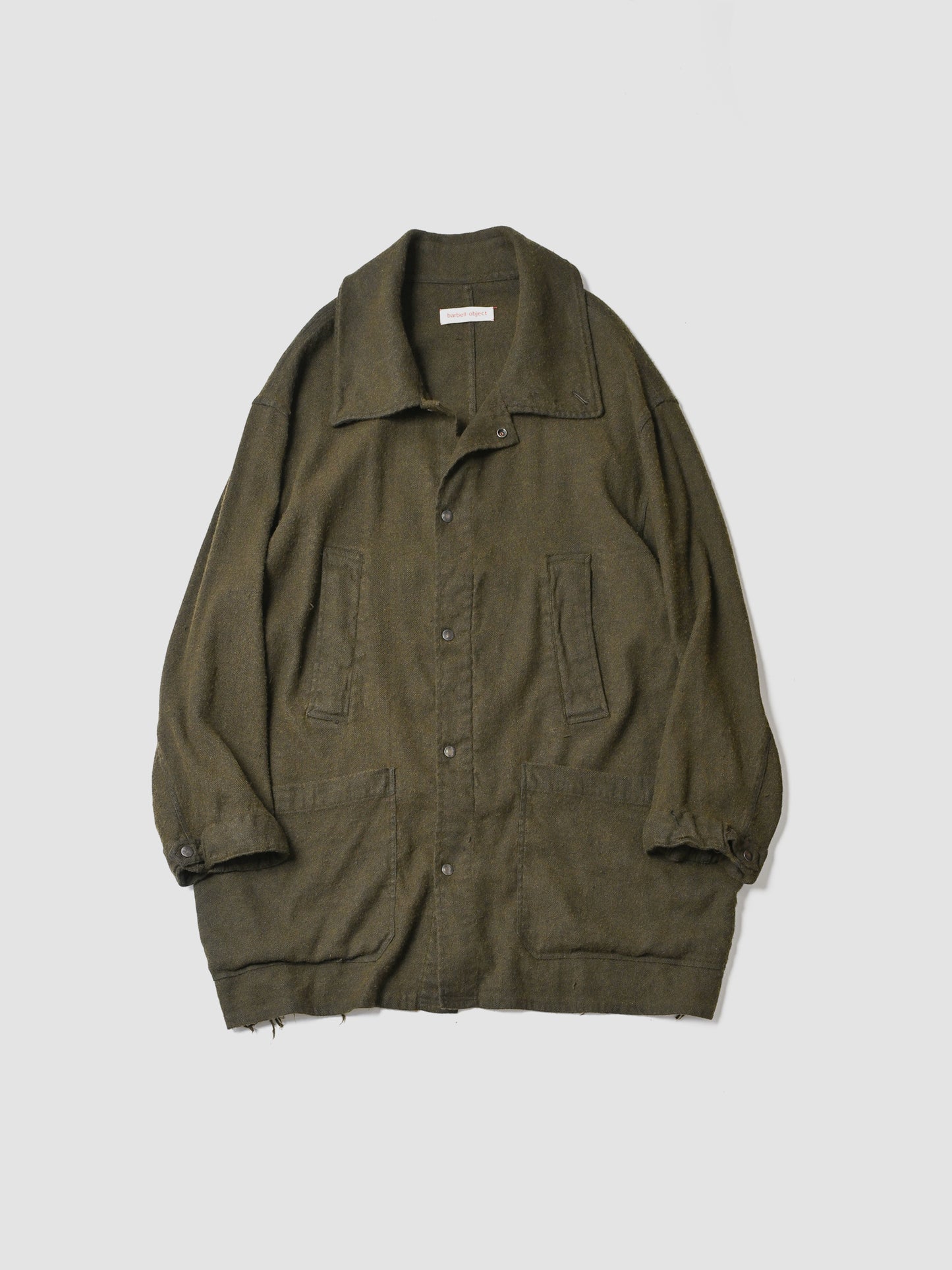 barbell object / flower fl coat -MOSS