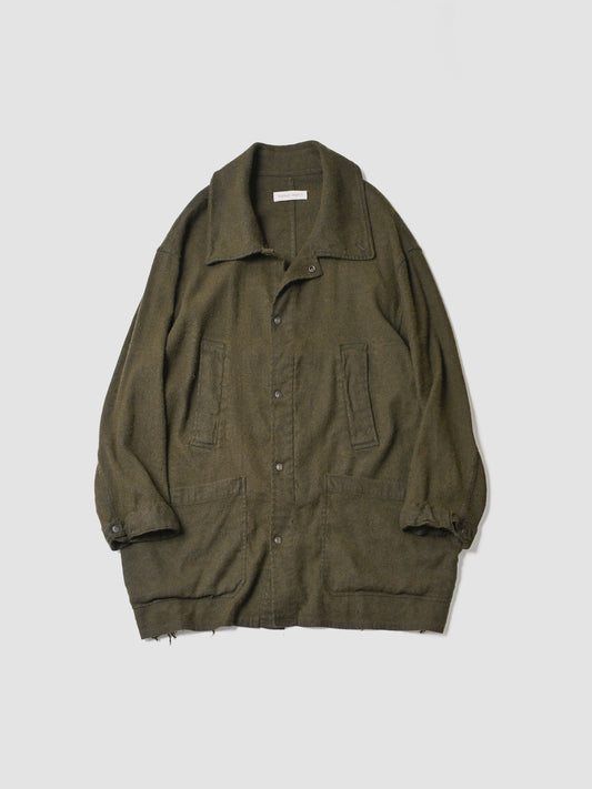 barbell object / flower fl coat -MOSS