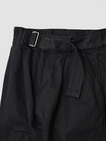 barbell object / belted pt -BLACK