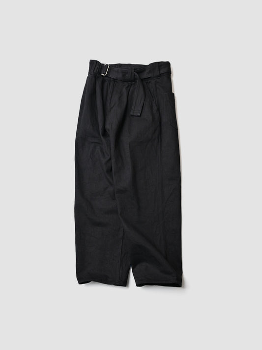 barbell object / belted pt -BLACK