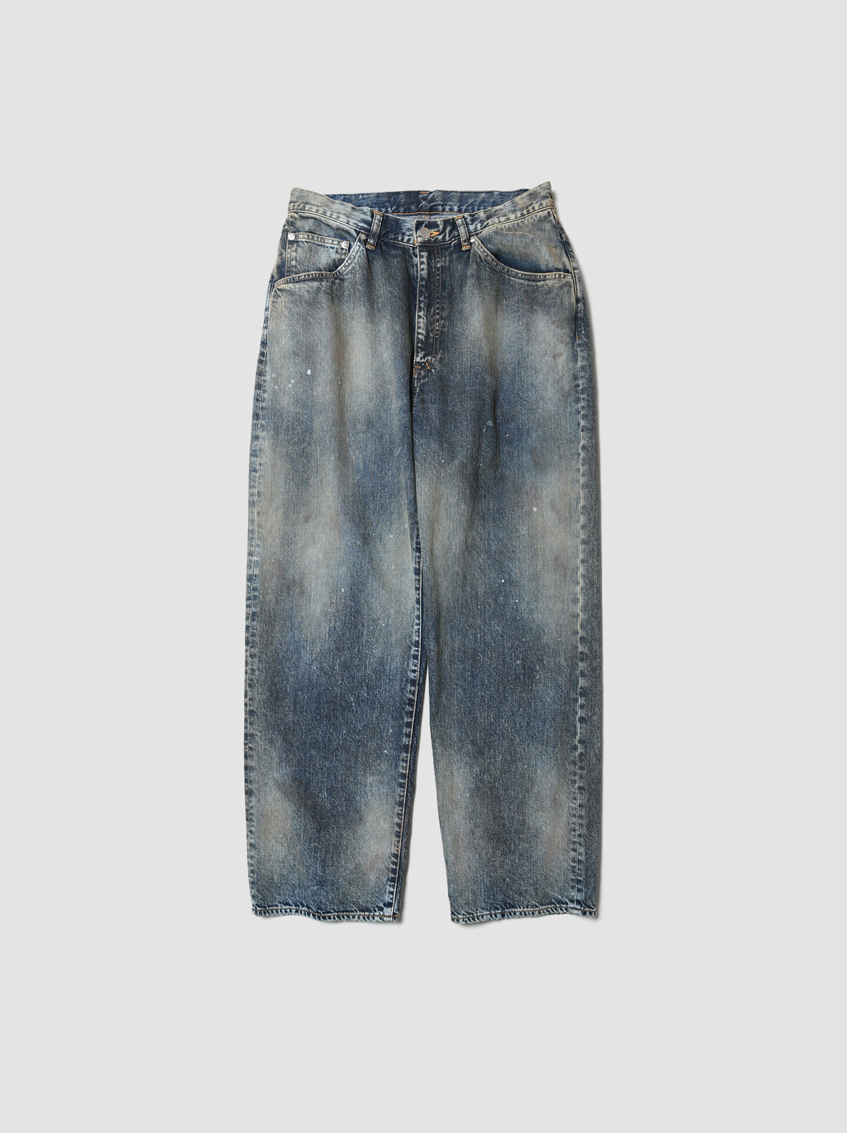 ANCELLM / #02 TAPERED 5P DENIM PANTSS -INDIGO