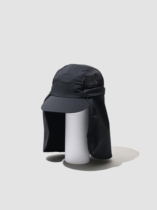 COMESANDGOES / SUN SHADE MESH CAP -BLACK