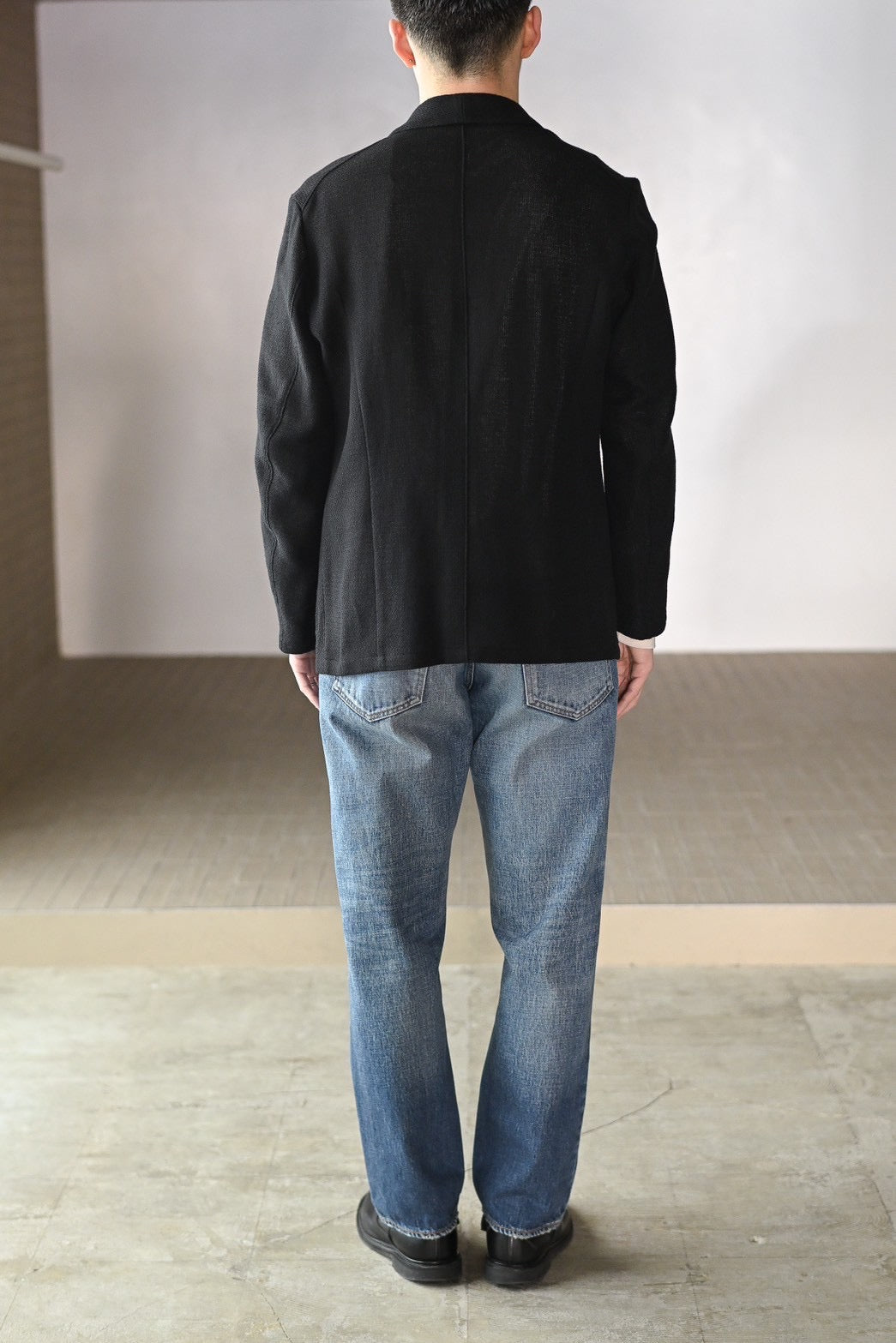 m's braque / S2B SHAWL JACKET -BLACK