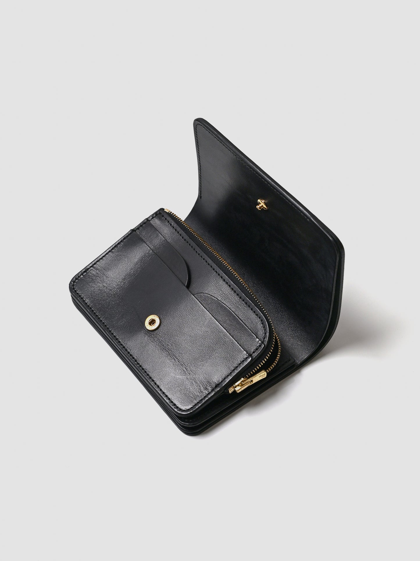 forme / Short wallet Cordovan  -BLACK×BLACK