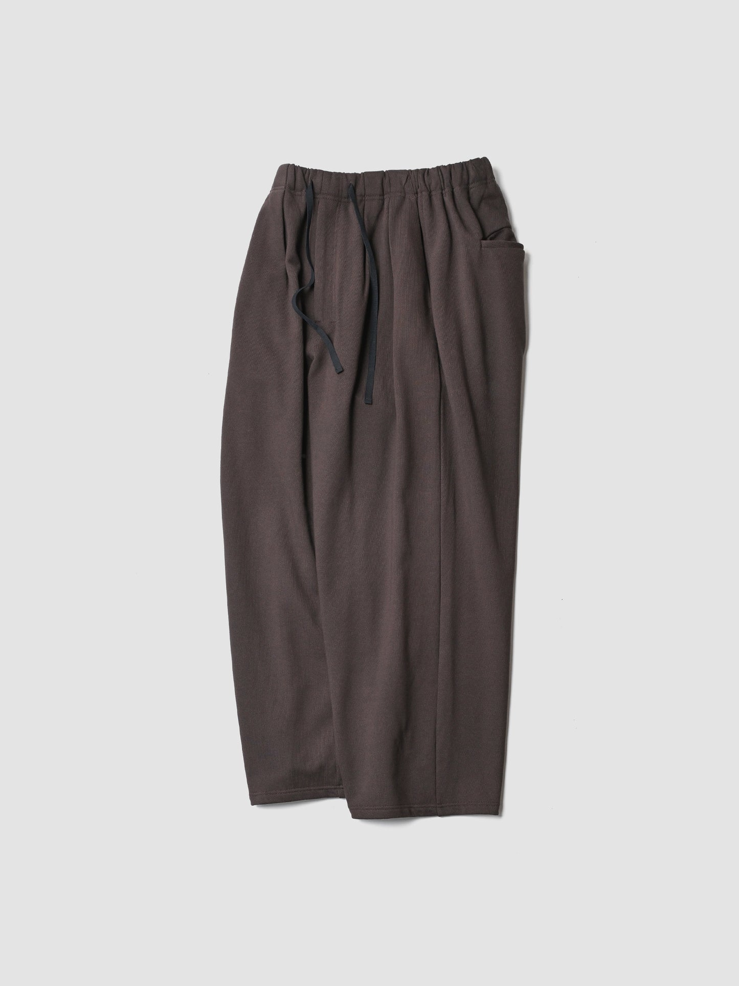 ANCELLM / 2TUCK SWEAT PANTS -BROWN