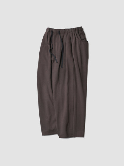 ANCELLM / 2TUCK SWEAT PANTS -BROWN