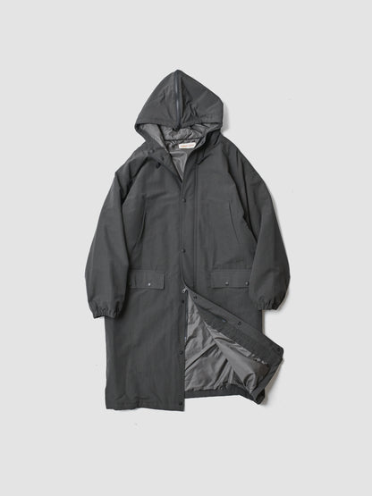 barbell object / padded coat -BLACK