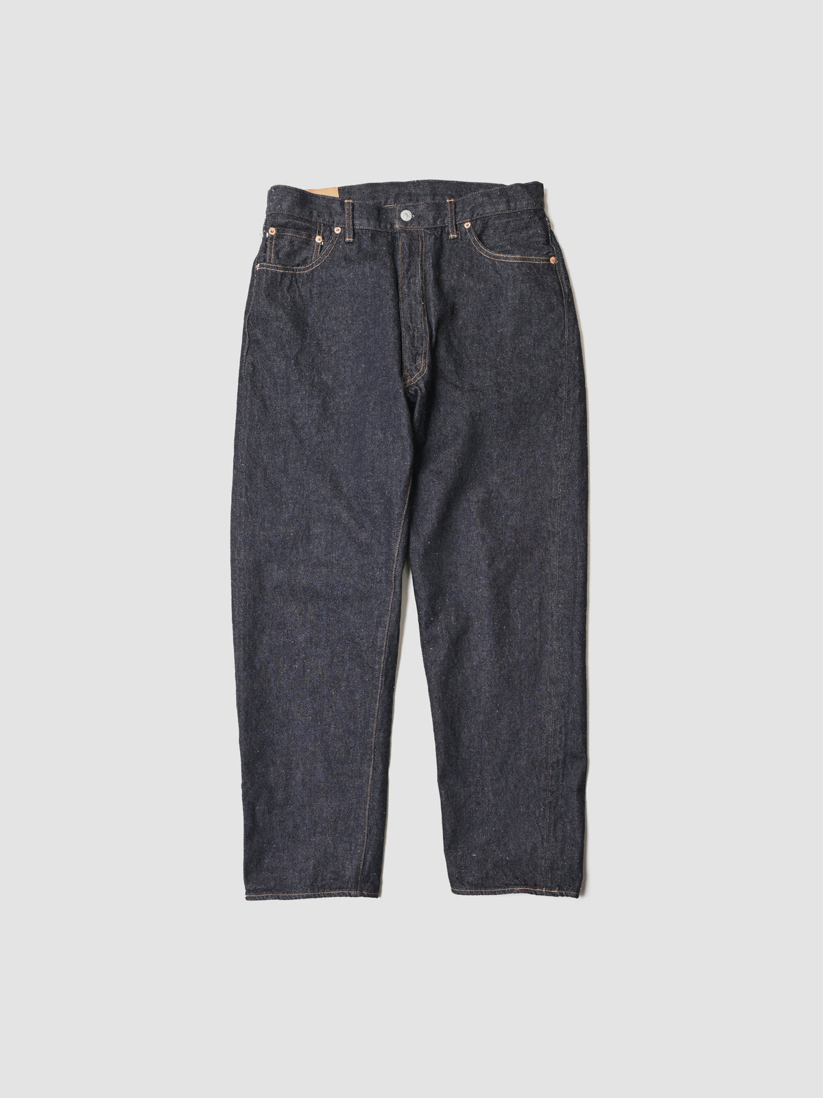 KAPTAIN SUNSHINE / 5P Zipper Front Denim Pants -INDIGO ONEWASH 