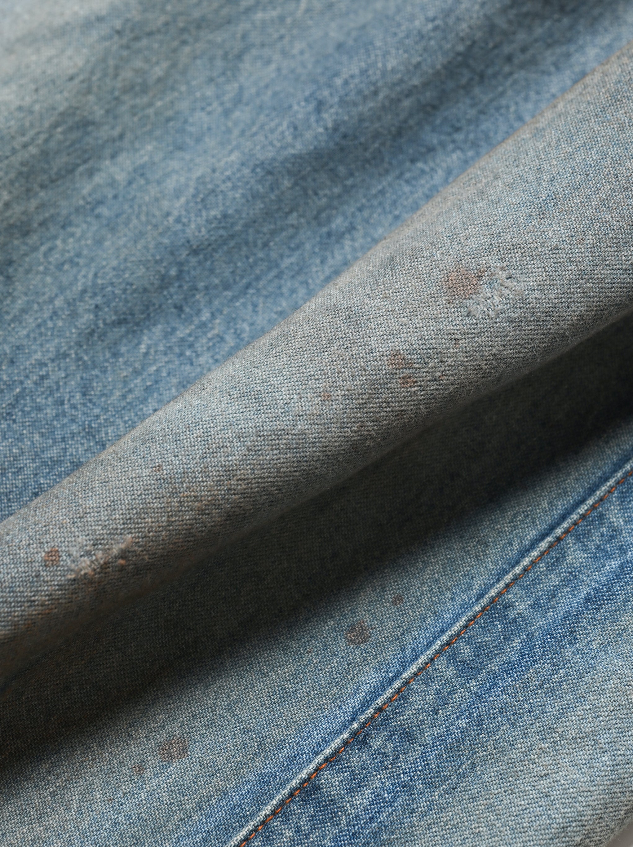 ANCELLM / DENIM PAINTER PANTS -INDIGO