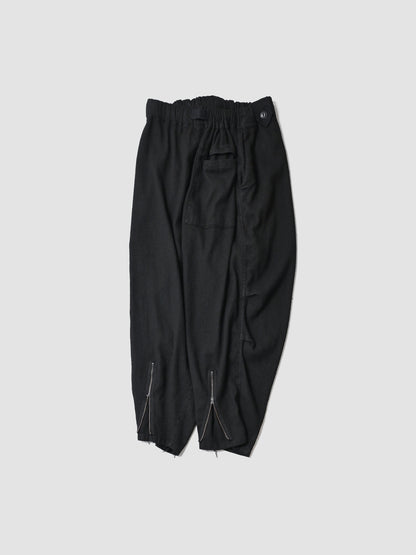 barbell object / flower sl pt -BLACK