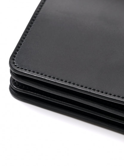 forme / Short wallet Cordovan  -BLACK×BLACK