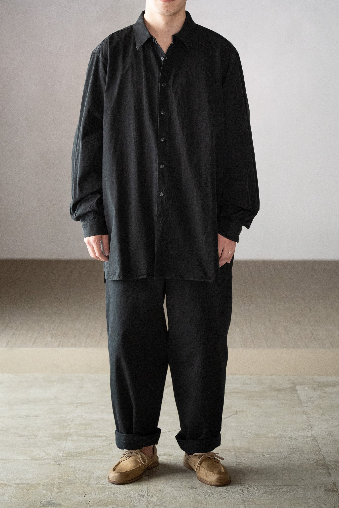 CASEY CASEY / IKLA SHIRT -BLACK