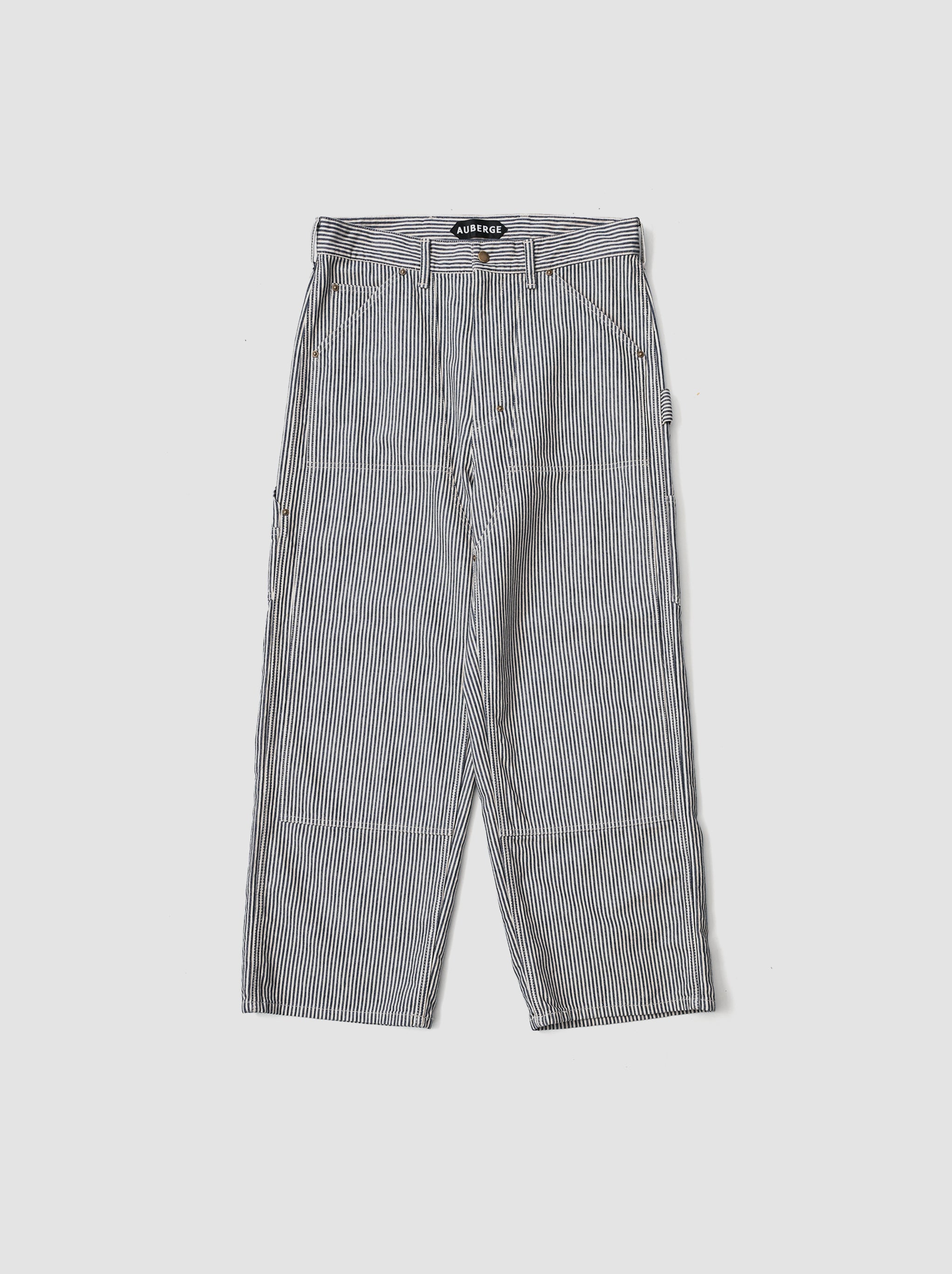 AUBERGE / ANTON -BEIGE×NAVY