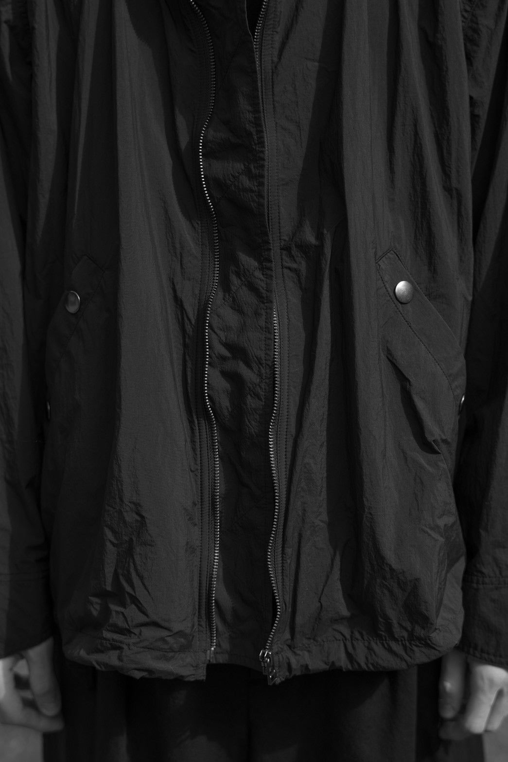 Antwort / NYLON FLIGHT JACKET -BLACK