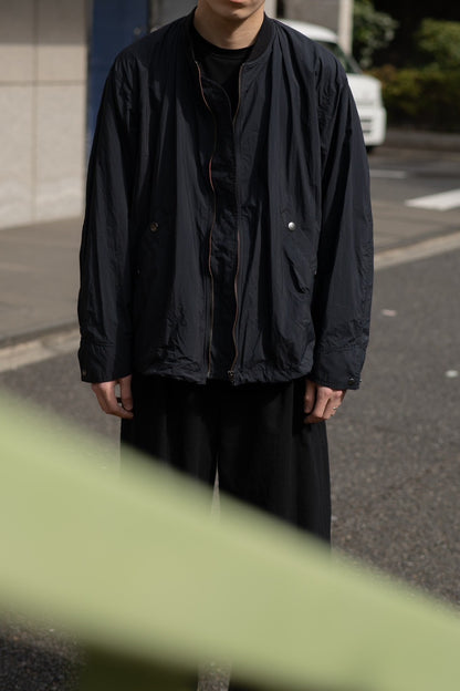 Antwort / NYLON FLIGHT JACKET -BLACK