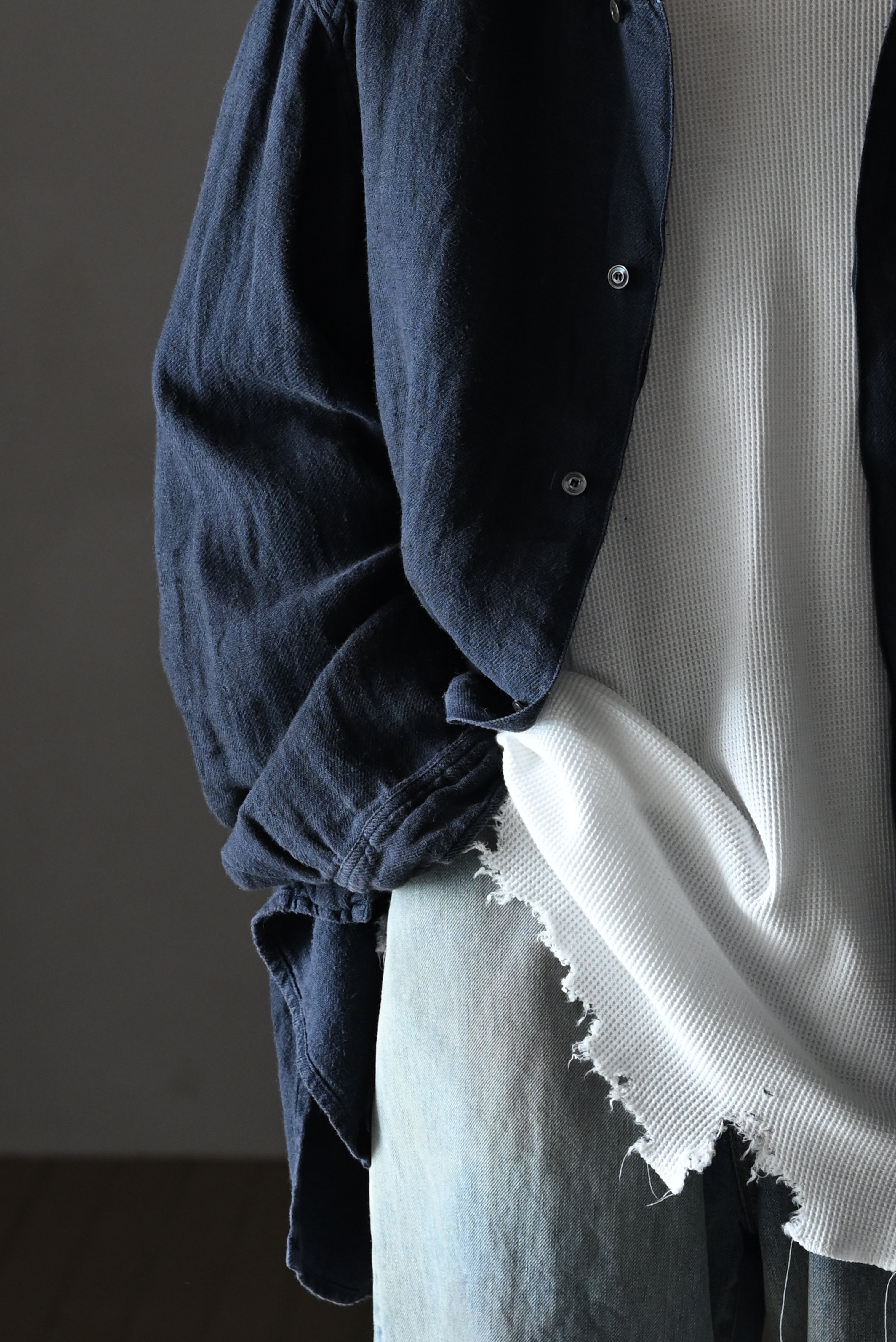 ANCELLM / #08 MIDDLE STRAIGHT 5P DENIM PANTS -INDIGO