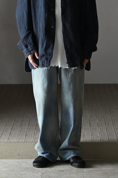 ANCELLM / #08 MIDDLE STRAIGHT 5P DENIM PANTS -INDIGO