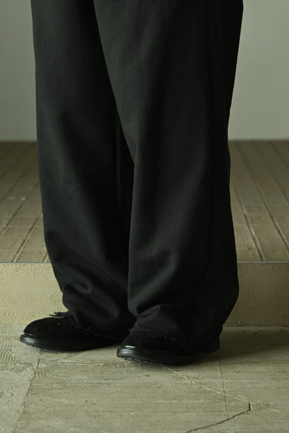 ANCELLM / SWEAT SLACKS -BLACK