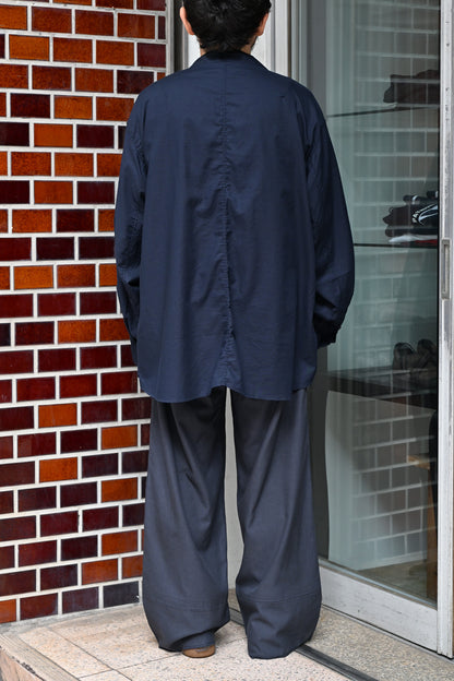 ANCELLM / C/S TAILORED SHIRT -NAVY