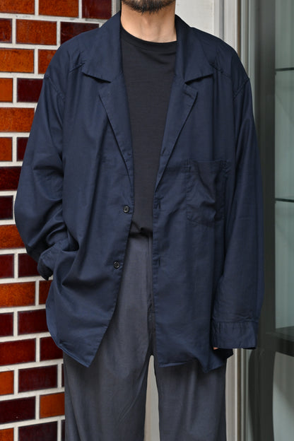 ANCELLM / C/S TAILORED SHIRT -NAVY