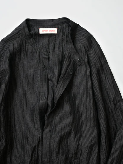 barbell object / uneven s/l top -BLACK