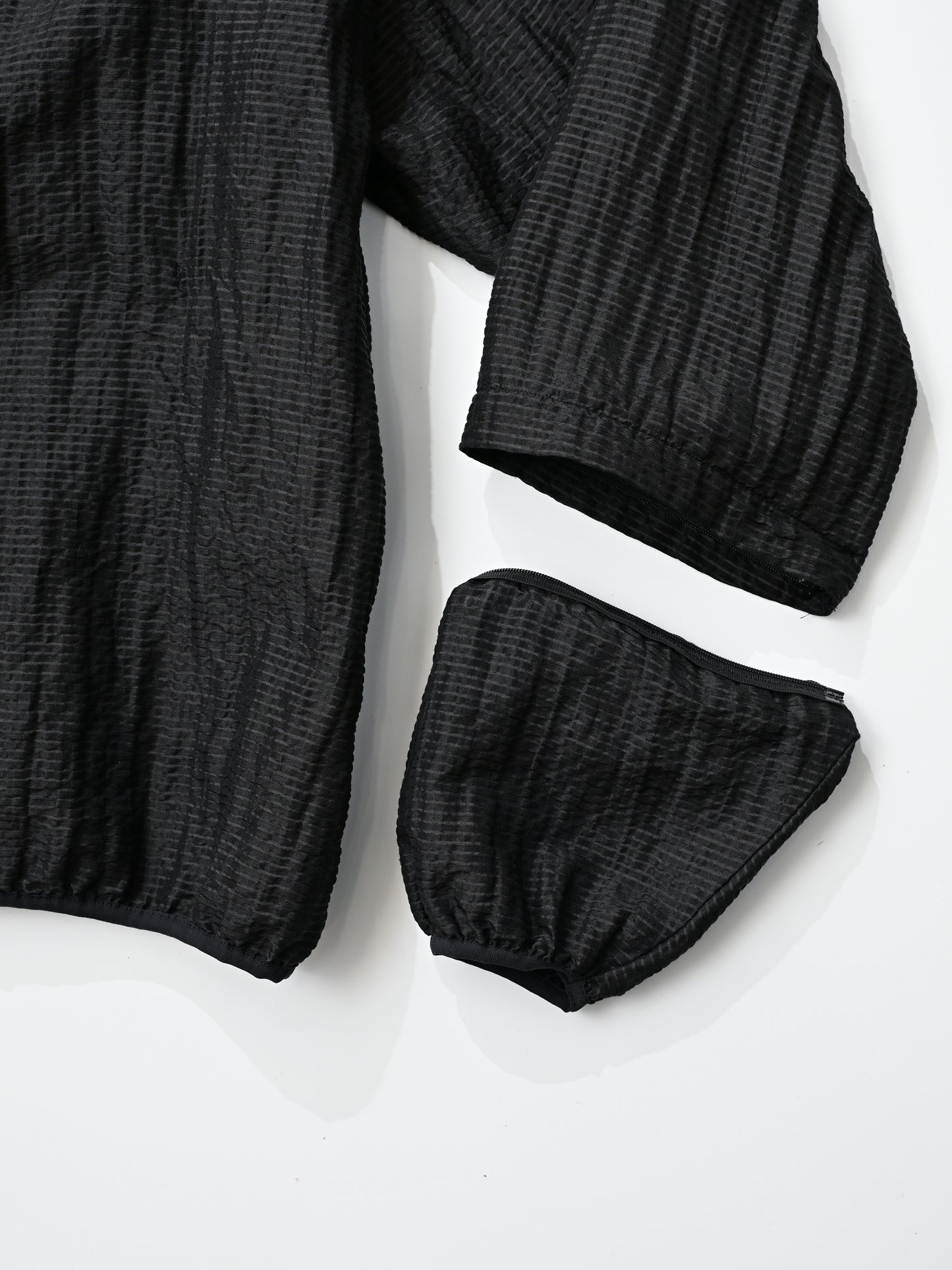 barbell object / uneven s/l top -BLACK