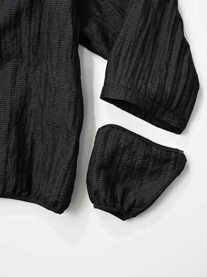 barbell object / uneven s/l top -BLACK