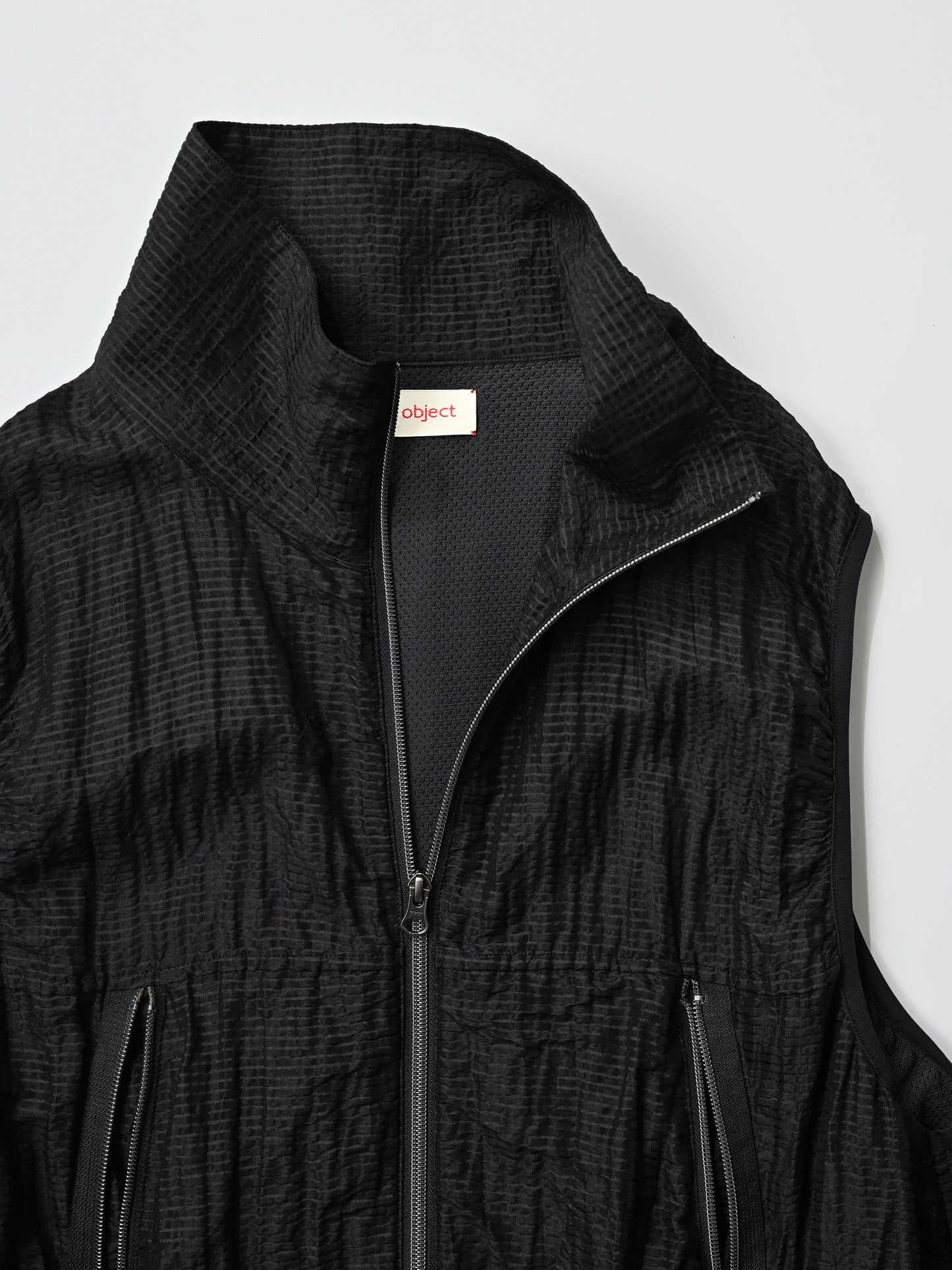 barbell object / uneven vest -BLACK