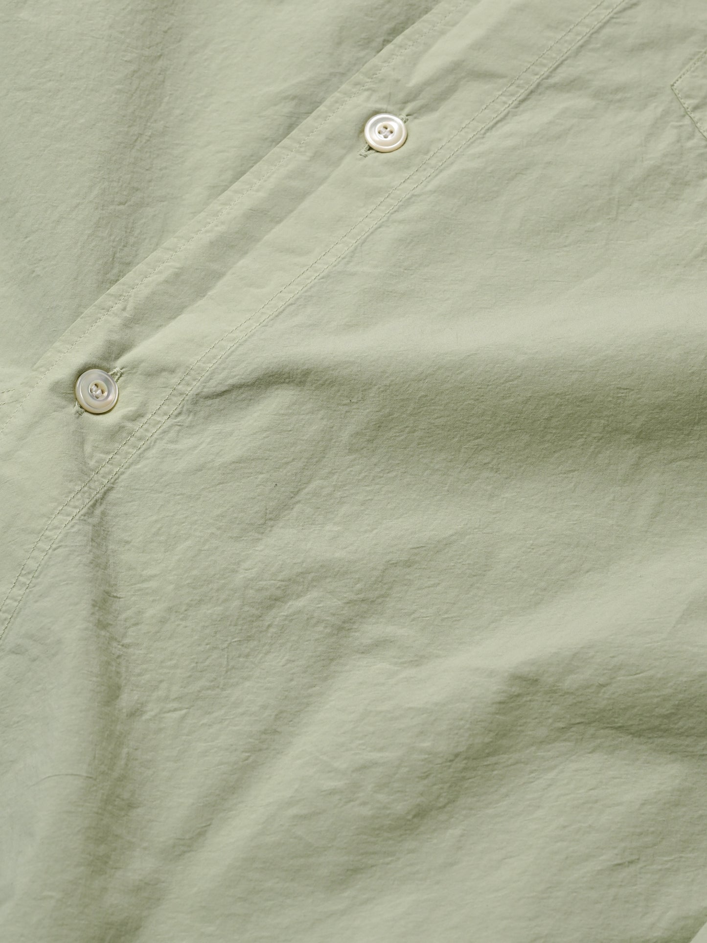 ANCELLM / SHRINK OVER SHIRT -GRAYMINT