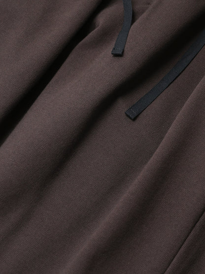 ANCELLM / 2TUCK SWEAT PANTS -BROWN