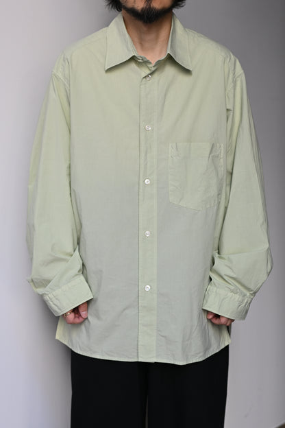 ANCELLM / SHRINK OVER SHIRT -GRAYMINT